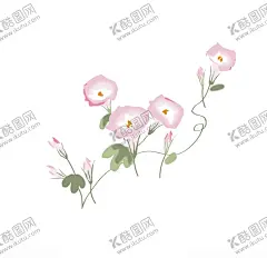 矢量牵牛花插画 【酷图网】手绘牵牛花,手绘喇叭花,牵牛花素材,牵牛花元素,喇叭花素材,水彩牵牛花,水彩喇叭花,国画牵牛花,国画喇叭花,牵牛花插画,喇叭花插画,卡通牵牛花,卡通喇叭花,手绘花卉,鲜花,花朵,手绘水彩花卉,花卉手绘,手绘花卉花朵,抽象手绘花卉,花卉背景墙,水彩花,牵牛花