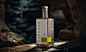 bottle Label Packaging Brand Design label design gin Spirits packaging design typography   package design 