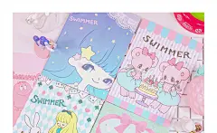 清仓特价可爱swimmer笔记本日记本软妹卡通爱丽丝小本子-淘宝网