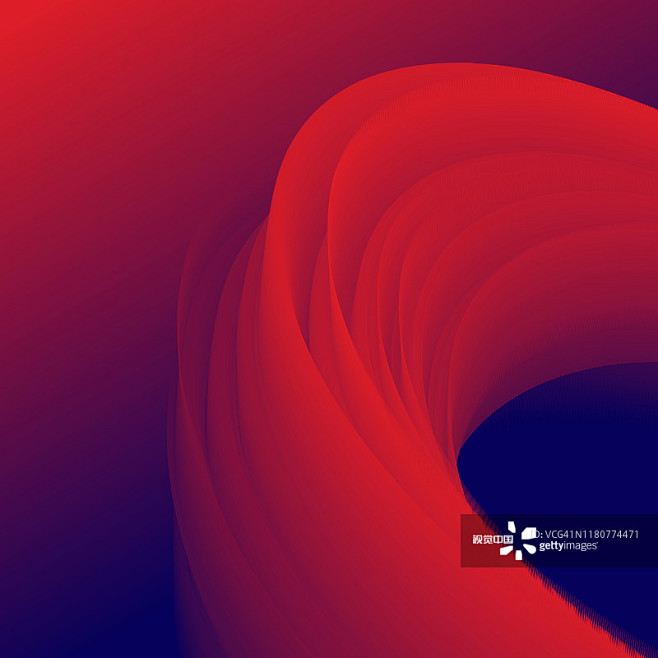 红色液体抽象渐变背景蓝色正版图片素材