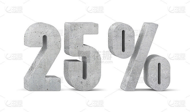 25%的折扣。具体的数字。