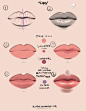 嘴唇的画法
#原画教程##插画教程##原画##插画##教程##嘴唇#