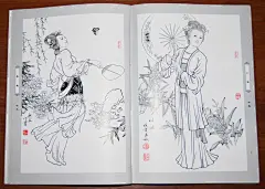 刘公华白描画 - 傲雪的日志 - 寂寞如烟 - 女人如烟