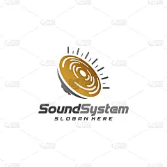 声音系统设计矢量模板