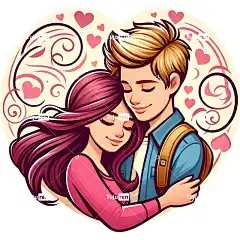 Ai产生的 夫妻 恋人 爱 心 男人 女士 浪漫 浪漫的 一起