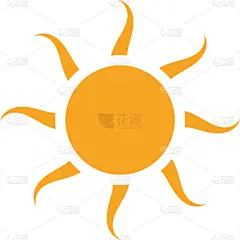 sun ilustration logo icon