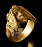 Art Nouveau gold ring