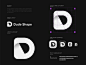 其中包括图片：Dude Shape | Branding & Identity