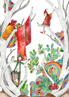 节华采集到插画