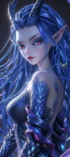 精选又美又飒西海龙王敖闰高清壁纸 太惊艳了《哪吒之魔童闹海》