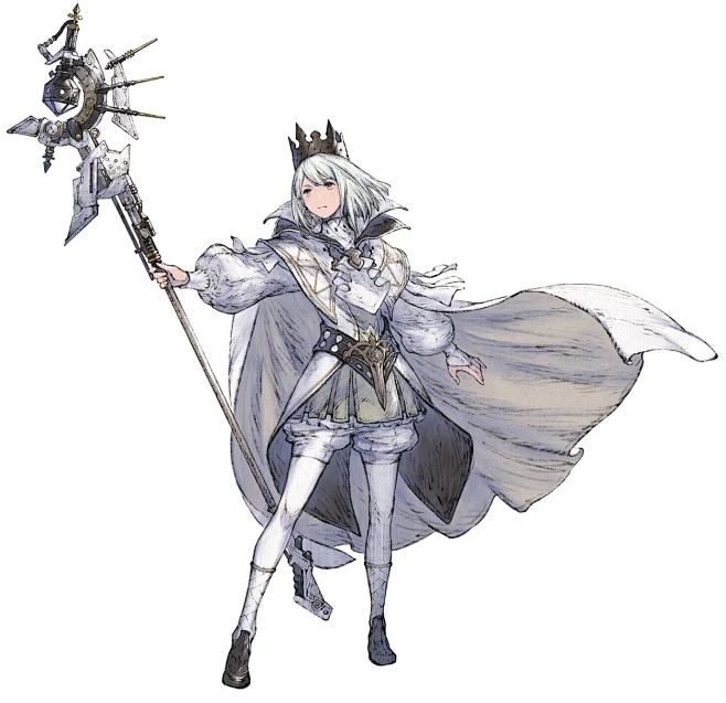 Rion，来自 NieR Reincarnation 的 Frozen-Heart Revolutionary Art-花瓣网