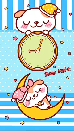 萌萌哒秋田君手机壁纸～晚安