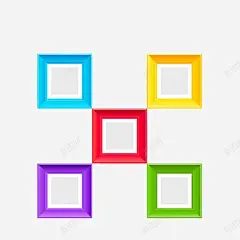 彩色相框 免费下载 页面网页 平面电商 创意素材