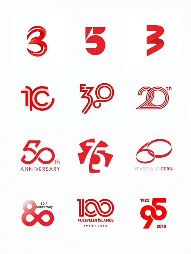 周年庆Logo赏析15 - 小红书