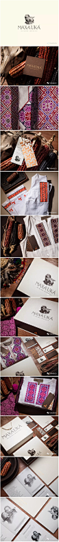【Maxa Uká墨西哥西部服装品牌VI视觉设计】
一组色彩排版都很美的服装品牌VI设计