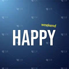 快乐的周末。生活引用与现代背景向量