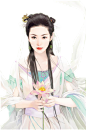 【素材】从各路大神挖来的图_橙光素材吧_百度贴吧古风海报 中国风 古典风格 游戏手绘 插画 手绘 优雅 唯美 小清新 花样美男美女