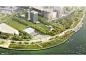 Agence Ter Proposes 350 Hectares of Parkland Along the East Bund in Shanghai,Courtesy of Agence Ter