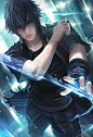 Noctis .nsfw optional. by sakimichan