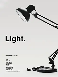 没有 MUJI 标志的无印良品的系列海报。无印良品让事情保持干净和简单。购买 MUJI 产品不是因为它们是 MUJI，而是因为你需要它们，远离消费主义和对资本主义的痴迷。 ​​​​