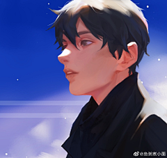 -dee-采集到人物厚涂&插画