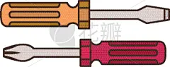 分离着色,螺丝刀,工具,工具箱,工程师,图像,工业,建筑业,劳动节