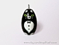 Tuxedo Cat Figurine or Ornament by KazFoxsen on Etsy, $30.00: 