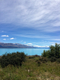 Lake Pukati.和Tekapo感觉不同，壮观。后面的Mt Cook，静静的守候。,irenelei