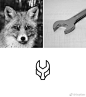 设计分享一组极简主义动物Logo设计 #... 来自@GrayKam - 微博
