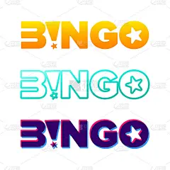 宾果矢量字体。彩票复古发光的字母。机会游戏和赌场的概念。
