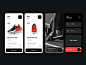 Nike app dribbble design mobile branding sketch interface web ux ui application app design app nike