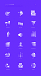 Alpha Icons Project : The ongoing project with experiments of creating semi-transparent icons that would look clean and sleek on almost any colored background.You can license the Alpha icons for your project from the Bloomicon account on Adobe Stock: http