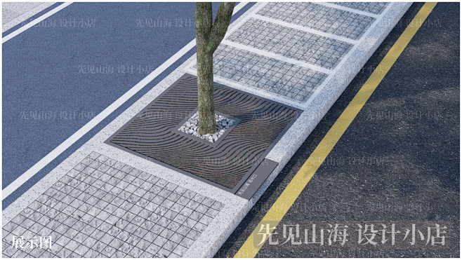 SU QTXP012 海绵城市 生态树池...