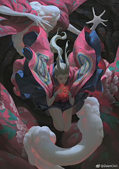 最野7night采集到厚涂女