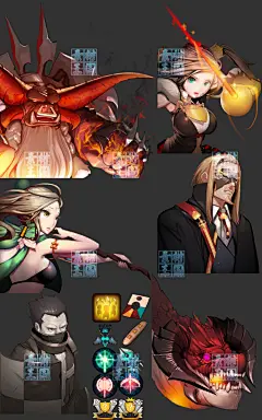 韩国手游/天下第一佣兵团/游戏美术资源素材/2D图标人物立绘音效-淘宝网