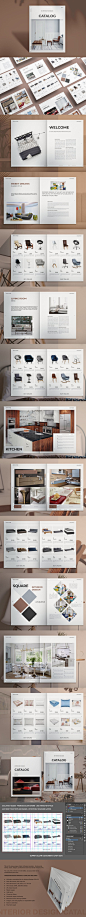 家居室内设计产品目录模板画册模板宣传画册设计