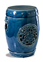 InStyle-Decor.com Blue Garden Stool, Garden Stool Ideas, Chinese Garden Stools…: 