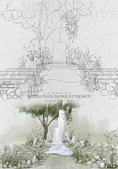 小众新中式户外婚礼手绘效果图_1_米小念_来自小红书网页版