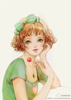 手绘插画  白树白树/绘