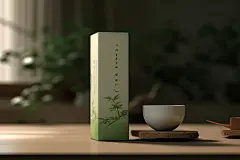 品牌茶叶罐装包装样机模型