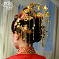 水舞新娘 流苏古装头饰套件结婚旗袍汉服配饰 A1380-淘宝网