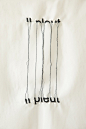 This may contain: four wires connected to each other on a white surface with the word truth written in black