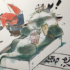 杨锤子`采集到动物插画