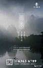作品】二十四节气——雨水地产广告集
