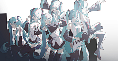 Mo月陌采集到Miku