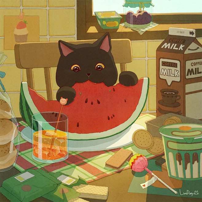 温馨治愈！12 张猫咪的小世界