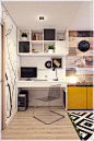 Refresh Your Workspace With Ideas From These Inspiring Offices : The desk is where all the magic happens. Whether you catch up on work at home or need a convenient place to study, it's nice to have flexibility when it comes t