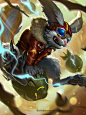 SMITE - Ratatoskr Flying Squirrel by ChrisBjors