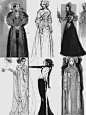 Concept art for Padmé Amidala’s costumes in Attack of the Clones (source).: 