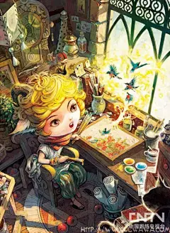 插畫夫妻檔 雪娃娃童畫_藝術臺_中國網絡電視臺